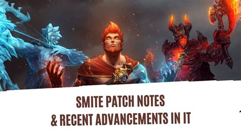 According to the official SMITE patch notes, three new god skins will be introduced, along with several changes to items and gods. . Smite patch notes 103